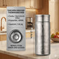 InfinityBottle Titan 300 Wasserflasche aus Edelstahl, silberfarben, mit schützender Isolierung und praktischem Deckel
